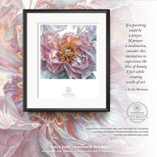 Load image into Gallery viewer, HOLY FIRE, PHOENIX RISING | Small Poster Print | Flower Essence Transmission Collection - Leslie Montana