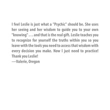 Load image into Gallery viewer, Intuitive Guidance Reading - Leslie Montana