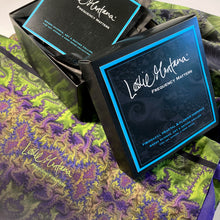 Load image into Gallery viewer, BAROQUE Lightweight Shawl in Lime, Purple & Magenta | Spiritual Sovereignty, Grounded in Nature - Leslie Montana