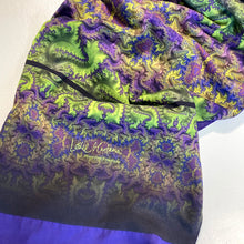 Load image into Gallery viewer, BAROQUE Lightweight Shawl in Lime, Purple & Magenta | Spiritual Sovereignty, Grounded in Nature - Leslie Montana