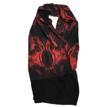 Load image into Gallery viewer, FLAMENCO Lightweight Shawl in Red and Black | Depth & Intensity - Leslie Montana