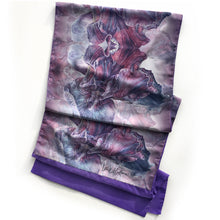 Load image into Gallery viewer, PURPLE IRIS | Lightweight Shawl | Watercolor Series - Leslie Montana