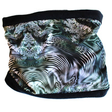 Load image into Gallery viewer, WAY OPTICAL Cowl, Neck Warmer in Gray Iridescence - Leslie Montana