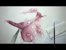 Load and play video in Gallery viewer, Raindrops on Roses, Continuation, Watercolor Workshop - Leslie Montana