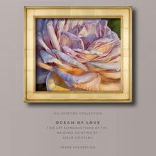 Load image into Gallery viewer, Ocean of Love, Sunset Rose, Giclee Print of the Original Oil Painting on Canvas - Leslie Montana