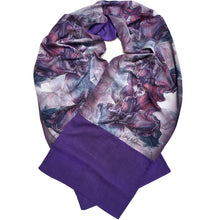Load image into Gallery viewer, PURPLE IRIS | Lightweight Shawl | Watercolor Series - Leslie Montana