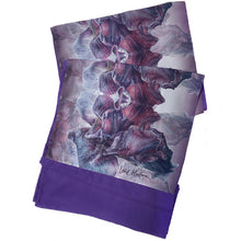 Load image into Gallery viewer, PURPLE IRIS | Lightweight Shawl | Watercolor Series - Leslie Montana