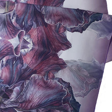 Load image into Gallery viewer, PURPLE IRIS | Lightweight Shawl | Watercolor Series - Leslie Montana