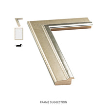 Load image into Gallery viewer, Purple Iris, Spirit Rushing, Giclee Print of the Original Watercolor Painting, 23 x 25 Inches - Leslie Montana