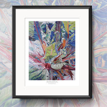 Load image into Gallery viewer, RUBY CHARD TWO | Small Poster Print | Flower Essence Transmission Collection | Watercolor Painting - Leslie Montana
