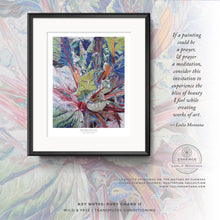 Load image into Gallery viewer, RUBY CHARD TWO | Small Poster Print | Flower Essence Transmission Collection | Watercolor Painting - Leslie Montana