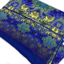 Load image into Gallery viewer, BAROQUE Lightweight Shawl in Royal Blue, Yellow & Turquoise | Claiming Our Crown, Spiritual Sovereignty - Leslie Montana