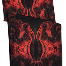 Load image into Gallery viewer, FLAMENCO Lightweight Shawl in Red and Black | Depth & Intensity - Leslie Montana