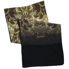 Load image into Gallery viewer, OYSTER Lightweight Shawl in Brown, Gold & Tan | Practical Wisdom - Leslie Montana