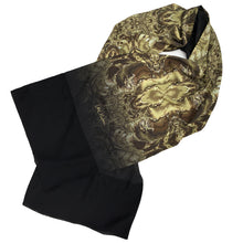 Load image into Gallery viewer, OYSTER Lightweight Shawl in Brown, Gold & Tan | Practical Wisdom - Leslie Montana