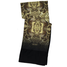 Load image into Gallery viewer, OYSTER Lightweight Shawl in Brown, Gold & Tan | Practical Wisdom - Leslie Montana