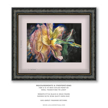 Load image into Gallery viewer, Peace Rose, Transition to Light, Giclee Print of the Original Watercolor Painting, 23 X 30 Inches - Leslie Montana