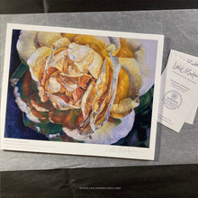 Load image into Gallery viewer, YELLOW ROSE SUPERNOVA, INITIATION, ACTIVATION, NEW PATHWAYS OPENING | Small Poster Print | Flower Essence Transmission Collection - Leslie Montana