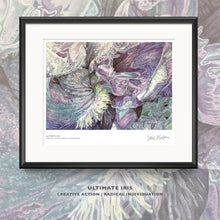 Load image into Gallery viewer, ULTIMATE IRIS, CREATIVITY &amp; INDIVIDUATION | Small Poster Print | Flower Essence Transmission Collection - Leslie Montana
