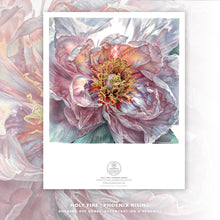 Load image into Gallery viewer, HOLY FIRE, PHOENIX RISING | Small Poster Print | Flower Essence Transmission Collection - Leslie Montana
