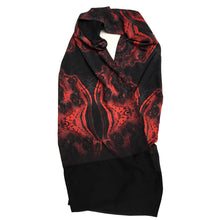 Load image into Gallery viewer, FLAMENCO Lightweight Shawl in Red and Black | Depth &amp; Intensity - Leslie Montana

