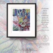 Load image into Gallery viewer, RUBY CHARD TWO | Small Poster Print | Flower Essence Transmission Collection | Watercolor Painting - Leslie Montana
