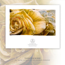 Load image into Gallery viewer, YELLOW ROSE, AFFECTION &amp; FRIENDSHIP | Small Poster Print | Flower Essence Transmission Collection - Leslie Montana
